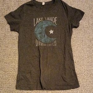 Gray Lake Tahoe Graphic T-Shirt